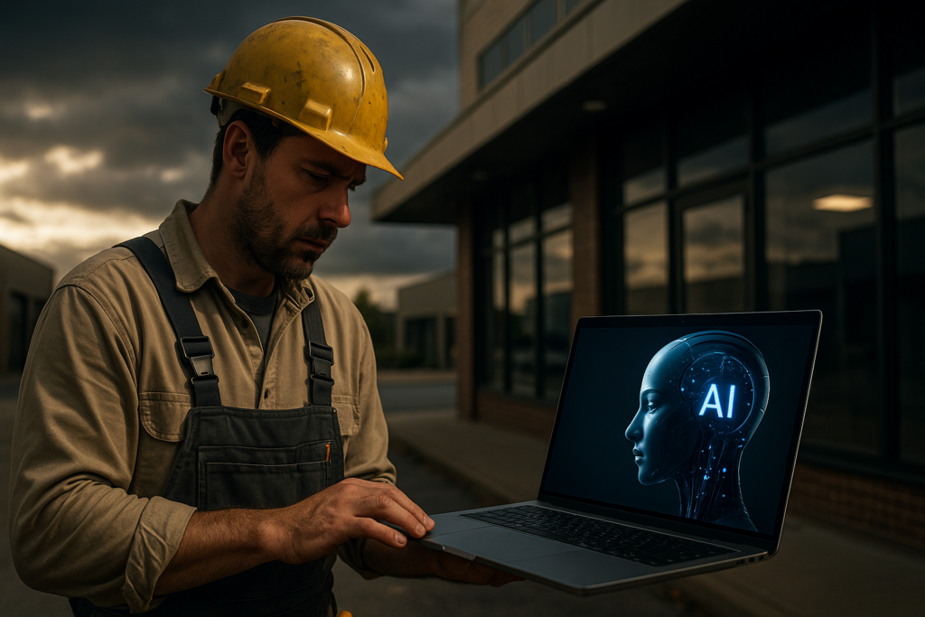 Ultra realistic image for 5 Ways AI Can Answer Your Business Questions Instantly. Focus: wide cinematic exterior view with dramatic lighting, ultra realistic