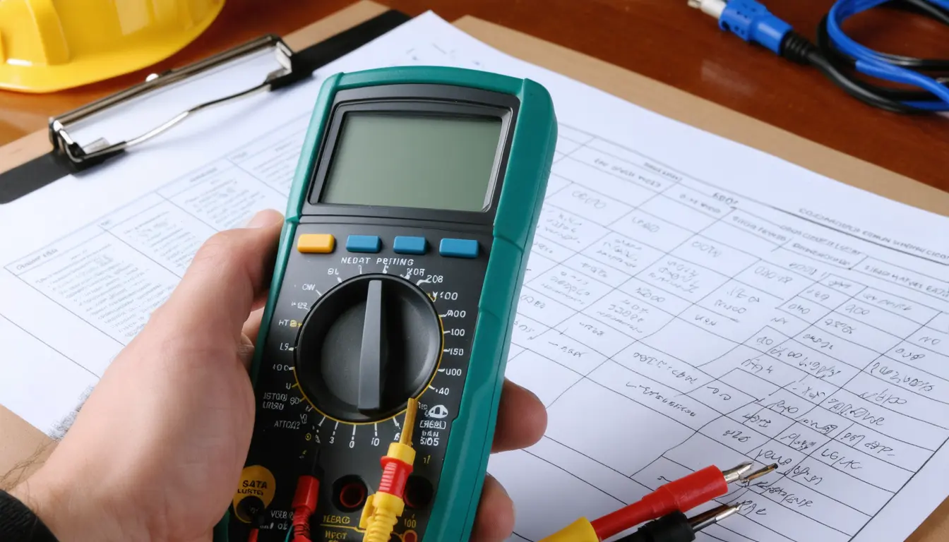 Electricians Document Test Results With Timestamps