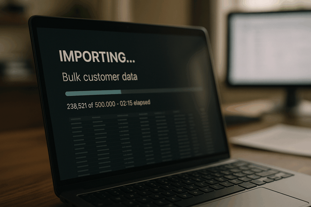 How Bulk Customer Import Accelerates System Migration