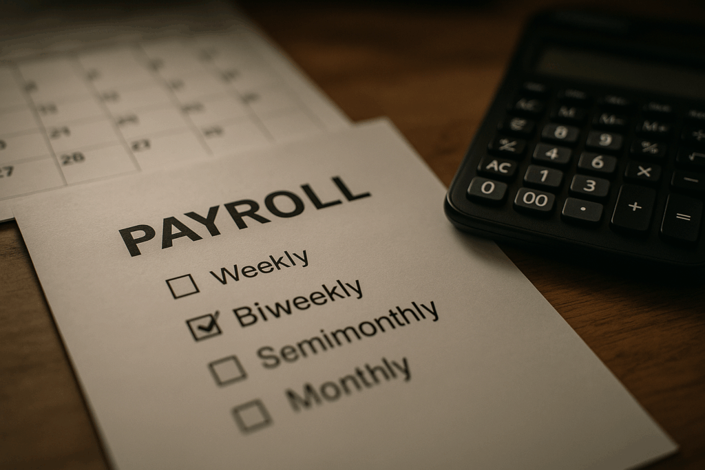 Ultra realistic image for How Payroll Period Configuration Matches Your Pay Cycles. Focus: intimate interior detail shot with shallow depth of field, ultra realistic