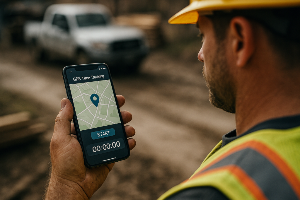 Ultra realistic image for The Complete Guide to GPS Time Tracking for Field Teams. Focus: intimate interior detail shot with shallow depth of field, ultra realistic