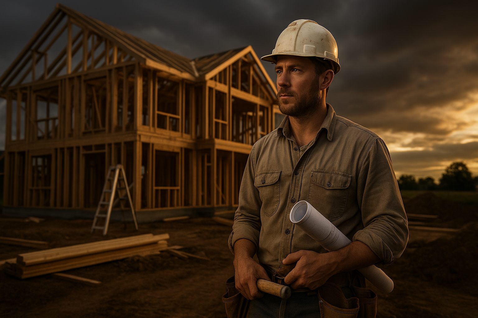 Ultra realistic image for The Small Builder’s Guide to Project Milestones. Focus: wide cinematic exterior view with dramatic lighting, ultra realistic