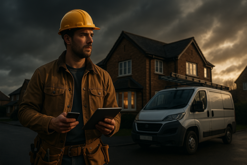 Ultra realistic image for Top 6 Tools Trades Use to Improve Customer Experience. Focus: wide cinematic exterior view with dramatic lighting, ultra realistic