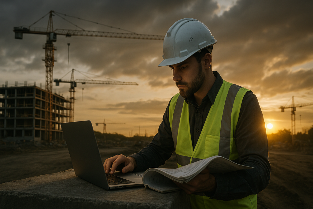 Ultra realistic image for Top 7 Ways to Improve Site Documentation. Focus: wide cinematic exterior view with dramatic lighting, ultra realistic