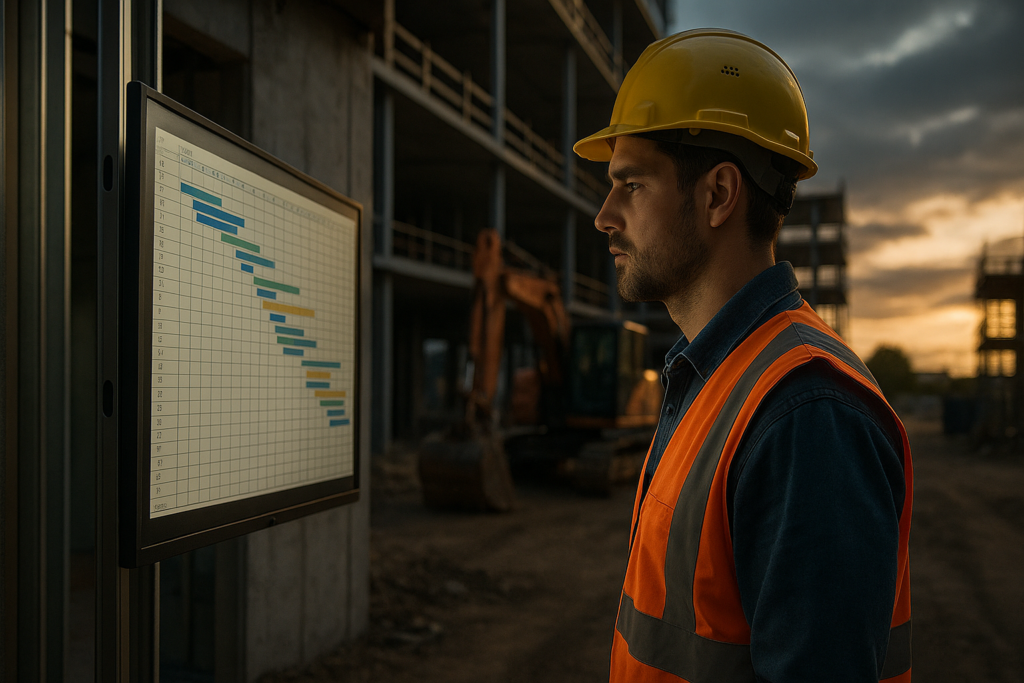 Ultra realistic image for Why Partition Installers Need Visual Scheduling. Focus: wide cinematic exterior view with dramatic lighting, ultra realistic