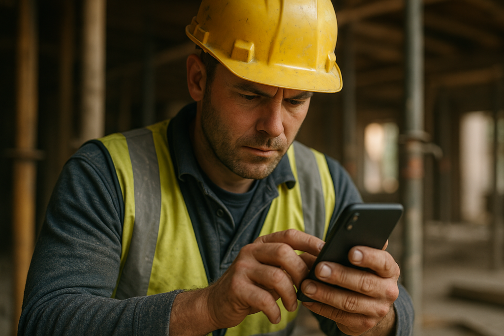 Ultra realistic image for Why UK Builders Value Real Time Job Allocation. Focus: intimate interior detail shot with shallow depth of field, ultra realistic