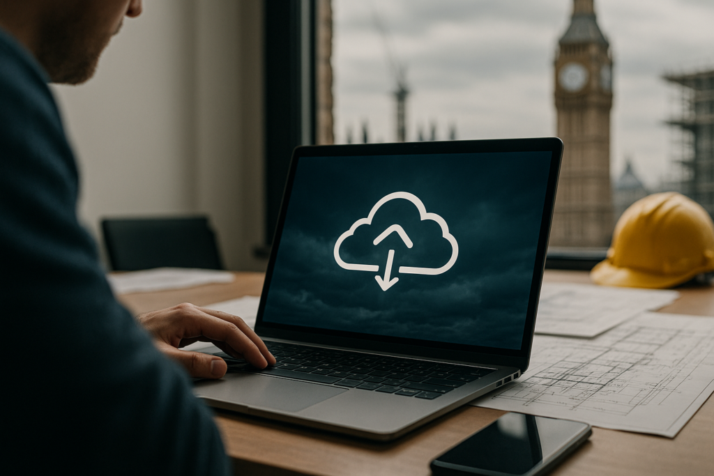 Ultra realistic image for Why UK Buildings Perform Better With Cloud Coordination. Focus: intimate interior detail shot with shallow depth of field, ultra realistic