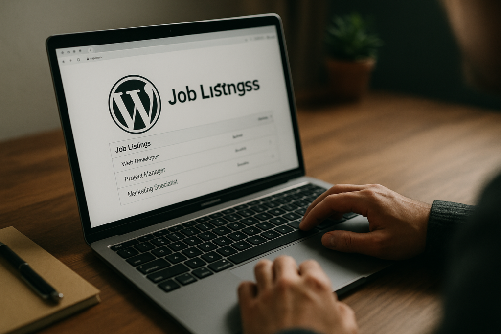 Ultra realistic image for Why WordPress-Based Job Management Beats SaaS Competitors. Focus: intimate interior detail shot with shallow depth of field, ultra realistic