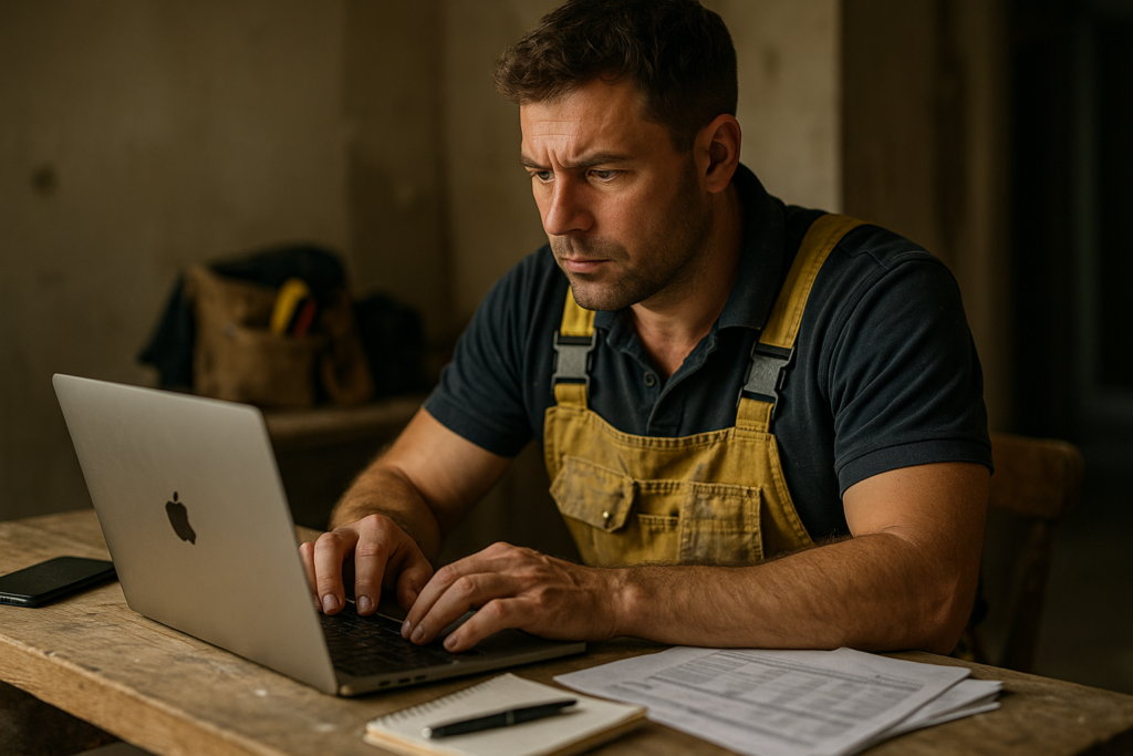 Ultra realistic image for How to Streamline Your Trade Business with WordPress Project Management Plugins. Focus: intimate interior detail shot with shallow depth of field, ultra realistic