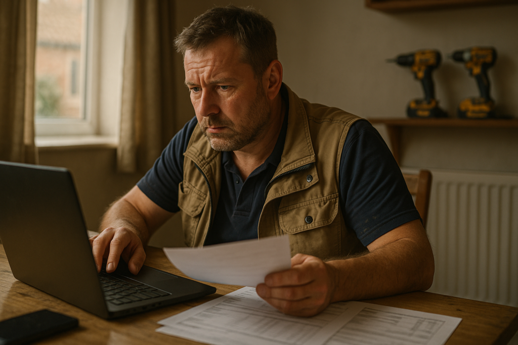 Ultra realistic image for How WordPress-Based Project Management Software Can Transform Your Trade Business. Focus: intimate interior detail shot with shallow depth of field, ultra realistic